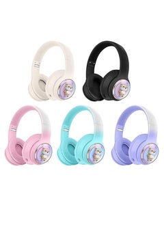 AMBERJACK Wireless Music BT Headphones for Gaming Over Ear Foldable Noise Protection Headset AKZ52 For Children Boy Girl Travel School Phone Pad Tablet PC  - Image 4