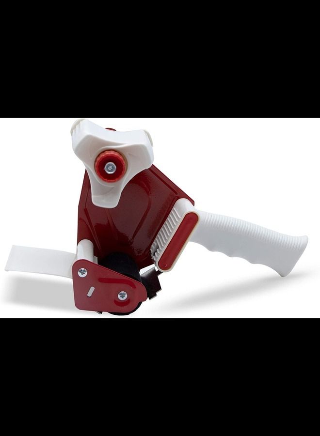 ABBASALI Tape Dispenser With Handle - Red 2 Inch  - Image 1