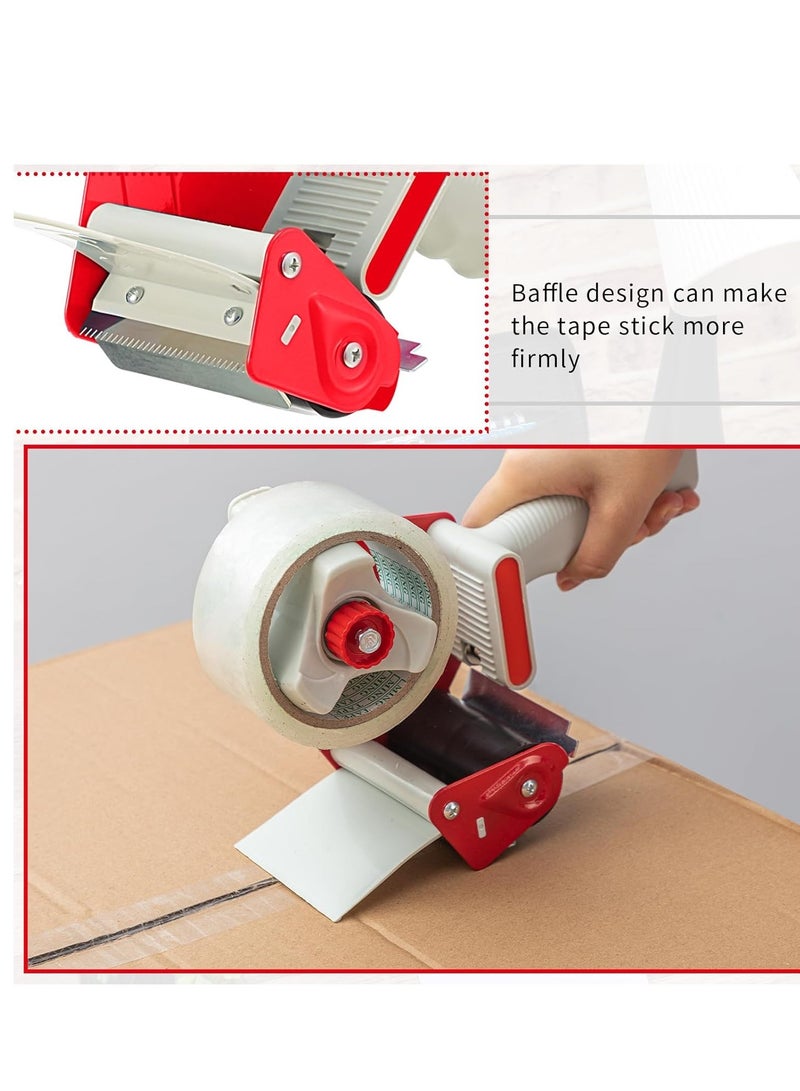 ABBASALI Tape Dispenser With Handle - Red 2 Inch  - Image 3