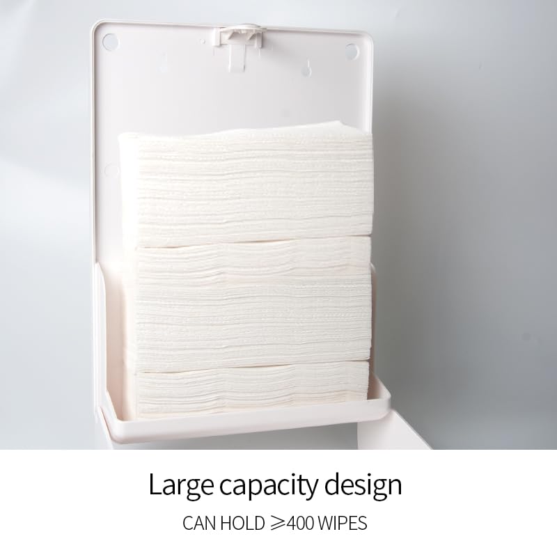 PERK PERK Paper hand towel dispenser compatible with Cfold Bathroom Tissue Dispenser Tissue Box Holder for Multifold Paper Towels - Image 4