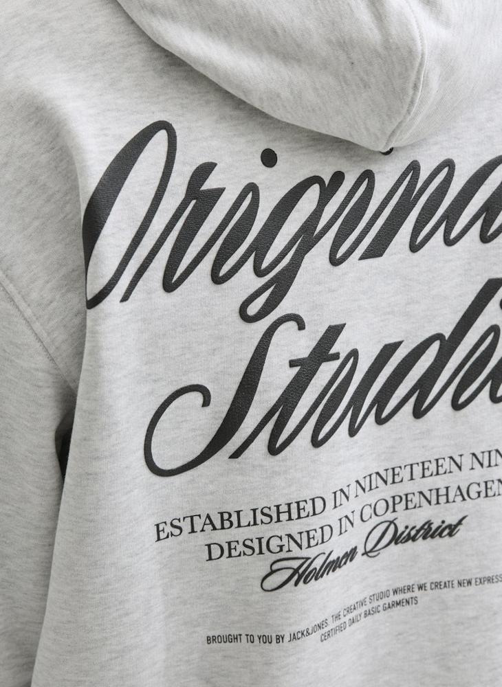 JACK & JONES Graphic Pullover Hoodie - Image 3