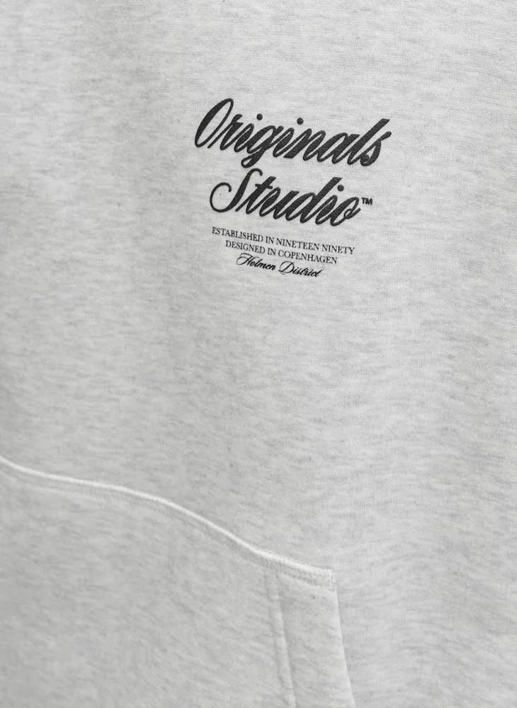 JACK & JONES  Graphic Pullover Hoodie for Men | Best Price UAE