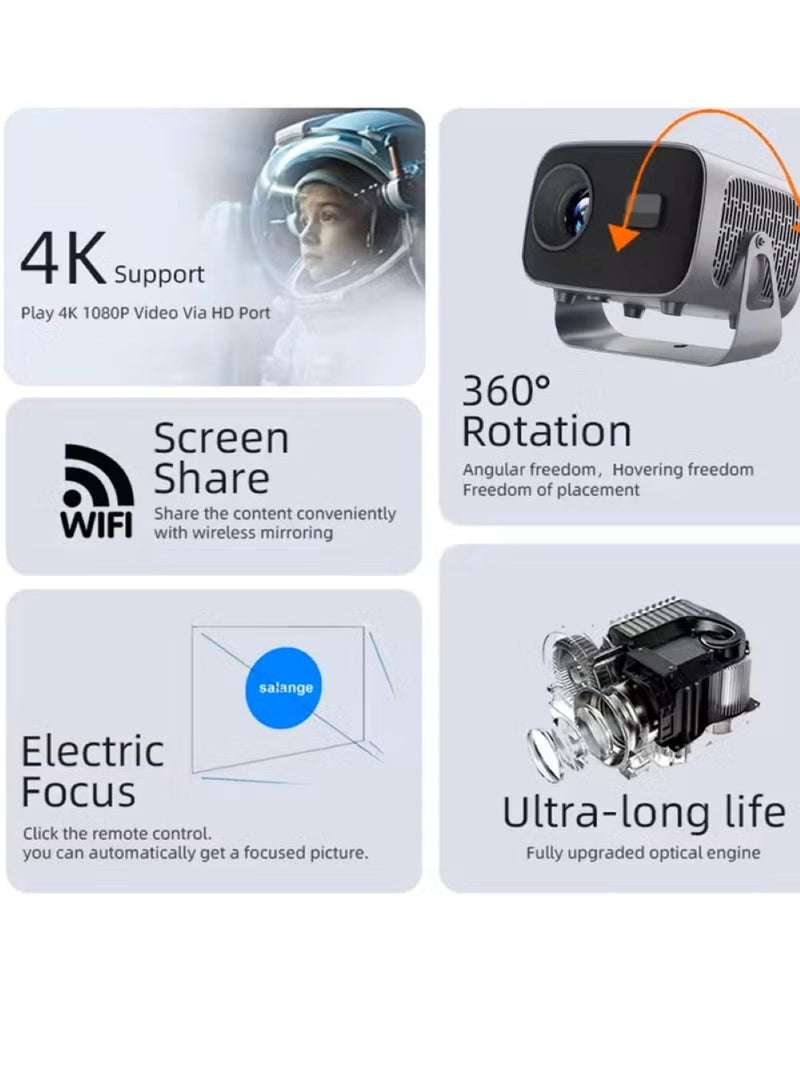 A10 Android Smart LED Projector - Image 2