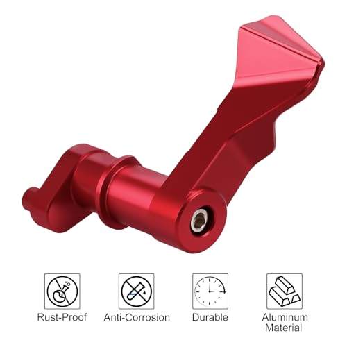 Aferrizu Aluminum Parking Brake Lock Lever for CanAm Ryker ACE 600 900 Sport Rally Edition 20152025 Accessories Parking Brake Hand Lever Replacement Part Red - Image 3