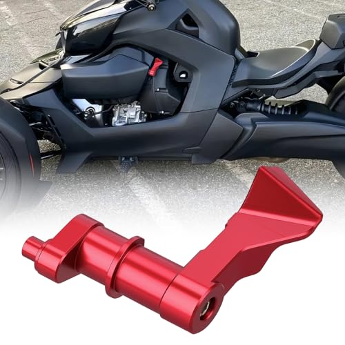 Aferrizu Aluminum Parking Brake Lock Lever for CanAm Ryker ACE 600 900 Sport Rally Edition 20152025 Accessories Parking Brake Hand Lever Replacement Part Red - Image 1