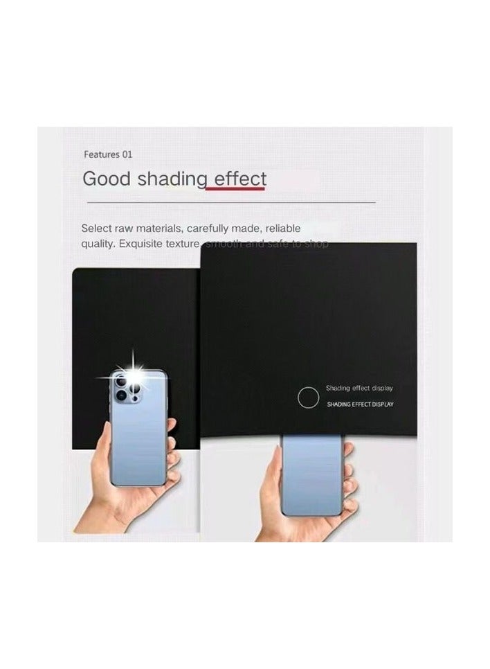 ستائر الإظلام المحمولة مع الشريط اللاصق الذاتي السفر الستائر الشمسية القابلة للقطع لغرفة النوم غرفة المعيشة الحمام والستائر الإظلام العلية عرض 145 سم طول 200 سم - Image 5