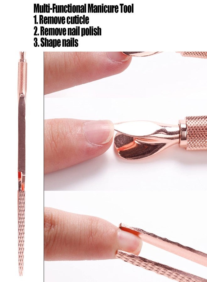 Yinhing Multi-function Nail Art Pincher, Nail Art Pincher Stainless Steel Cuticle Pusher False Nail Shaping Tweezers Nail Art Tools for Manicure (#1) - Image 3