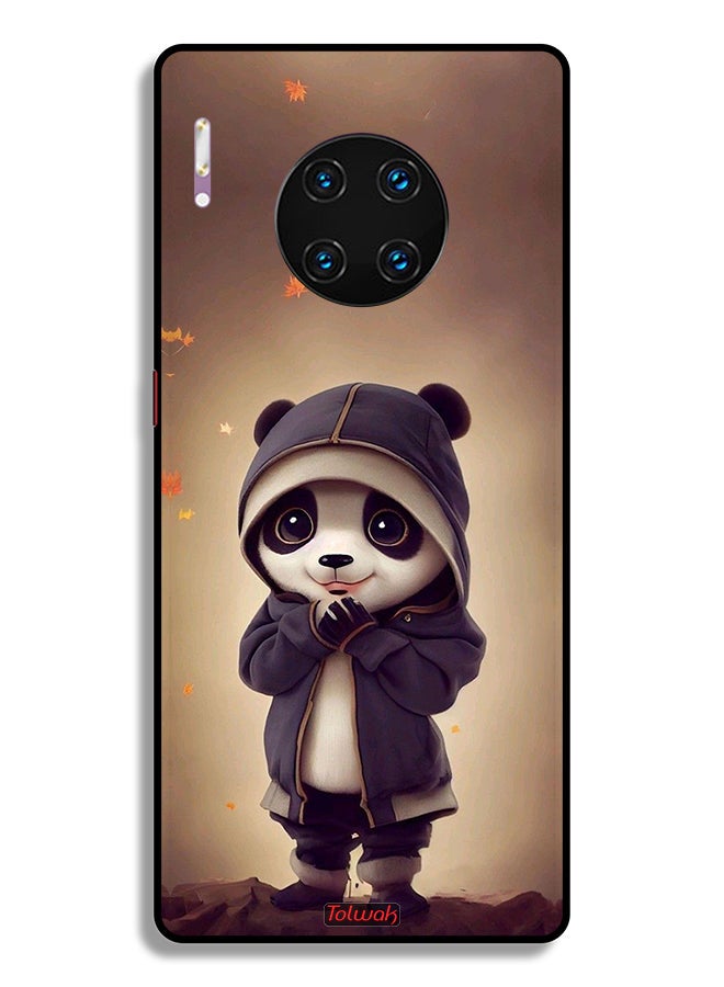 Tolwak Huawei Mate 30 Pro 5G Protective Case Cover Cute Little Panda - Image 2