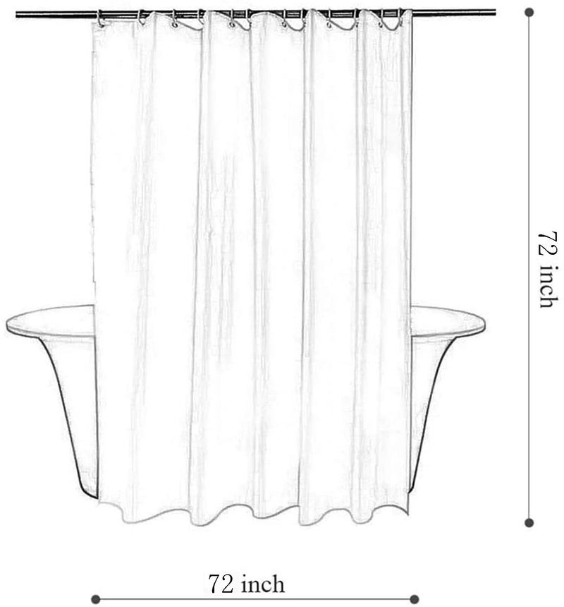 Tititex Pink Lilac Roses Flower Shower Curtain Sets, Falling Blush Blossoming Petals Bathroom Decorative 70x70 Inch Polyester Waterproof Bathroom Curtain with Hooks - Image 5
