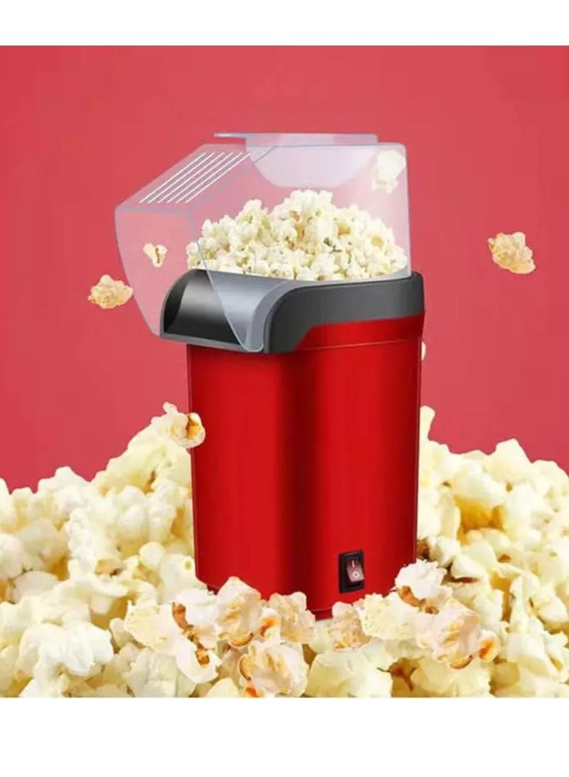 Electric Corn Maker Popcorn Machine Household Diy Automatic Mini Hot Air Popcorn Maker Machine 1200W Quick To Complete Healthy Food In 2-3 Minutes  - Image 3