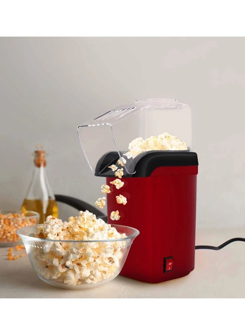 Electric Corn Maker Popcorn Machine Household Diy Automatic Mini Hot Air Popcorn Maker Machine 1200W Quick To Complete Healthy Food In 2-3 Minutes  - Image 5