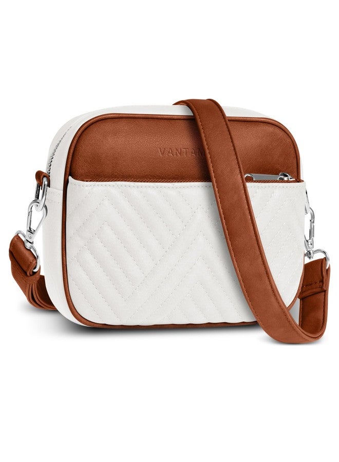 Vantamo Crossbody Bags For Women with Anti-Pickpocket Clip, Premium Purses for Women, Adjustable Strap Handbags & Gift Box - Image 1