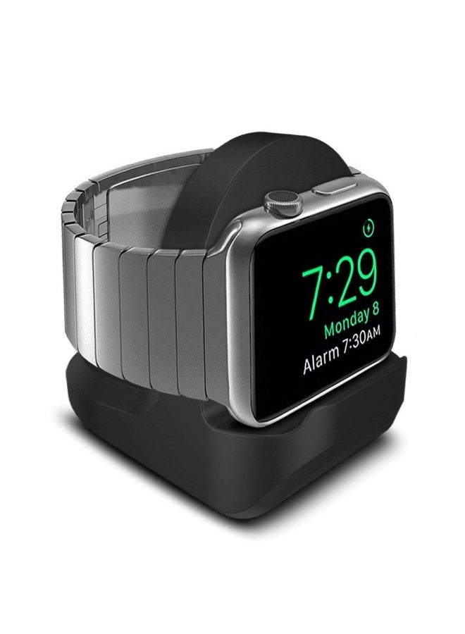 WinCheer حامل ساعة متوافق مع حامل شحن Apple Watch، حامل شحن iWatch Nightstand Mode مع فتحة مدمجة لتنظيم الكابلات وحامل مكتبي لسلسلة 11/10/9/8/SE/Ultra 49/45/41/38 مم - Image 1