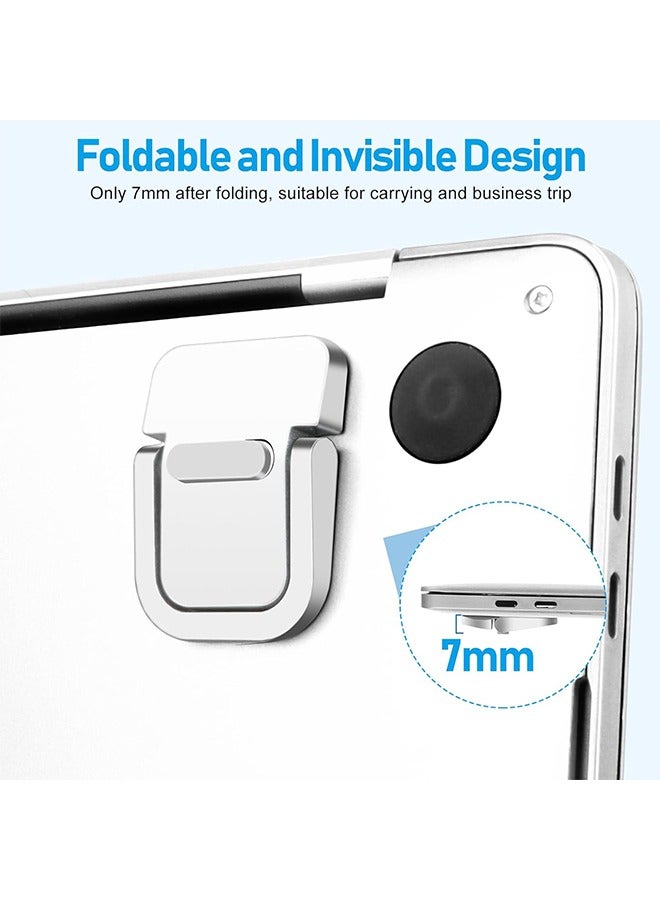 SUNDAREE حاملان للوحة المفاتيح، حامل صغير لأجهزة الكمبيوتر المحمولة للمكتب، حامل محمول متوافق مع أجهزة ماك بوك إير برو، ديل إكس بي إس، لينوفو، إتش بي وغيرها. (أسود) - Image 4