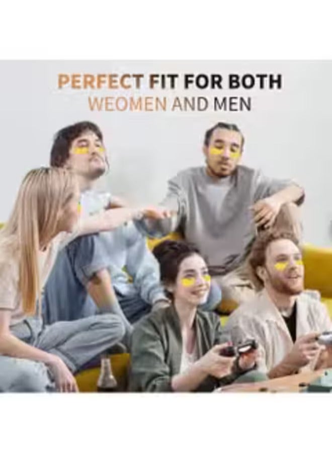 أوروما 4 قطع أقنعة العين للهالات السوداء والانتفاخ ، بقع تحت العين لعلاج العيون المنتفخة ، وسادات جل تحت العين كولاجين لعلاج أكياس العين ، قناع جل للعناية بالبشرة ، أبيض - Image 4