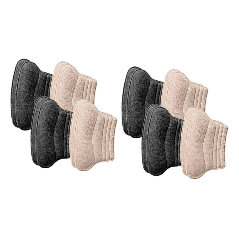 8 Pairs Heel Blister Pads for Kids Shoes Comfortable Slip On Heel Cups - Image 2