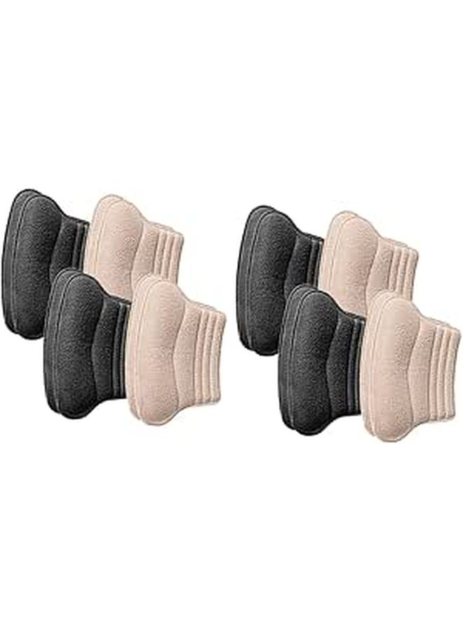 8 Pairs Heel Blister Pads for Kids Shoes Comfortable Slip On Heel Cups - Image 1