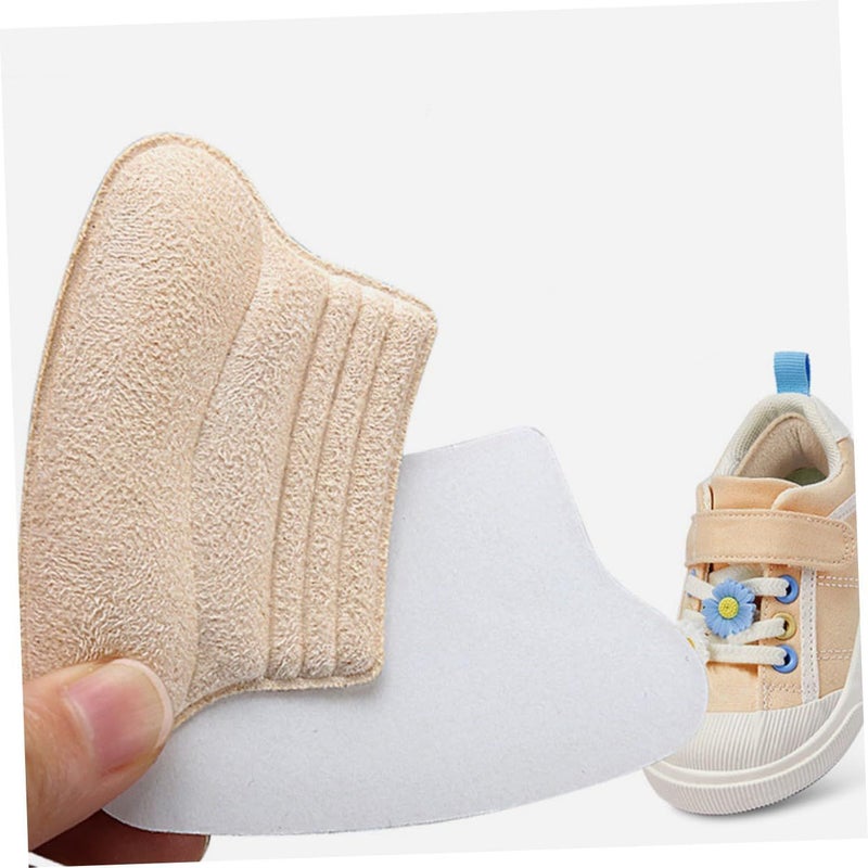 8 Pairs Heel Blister Pads for Kids Shoes Comfortable Slip On Heel Cups - Image 5