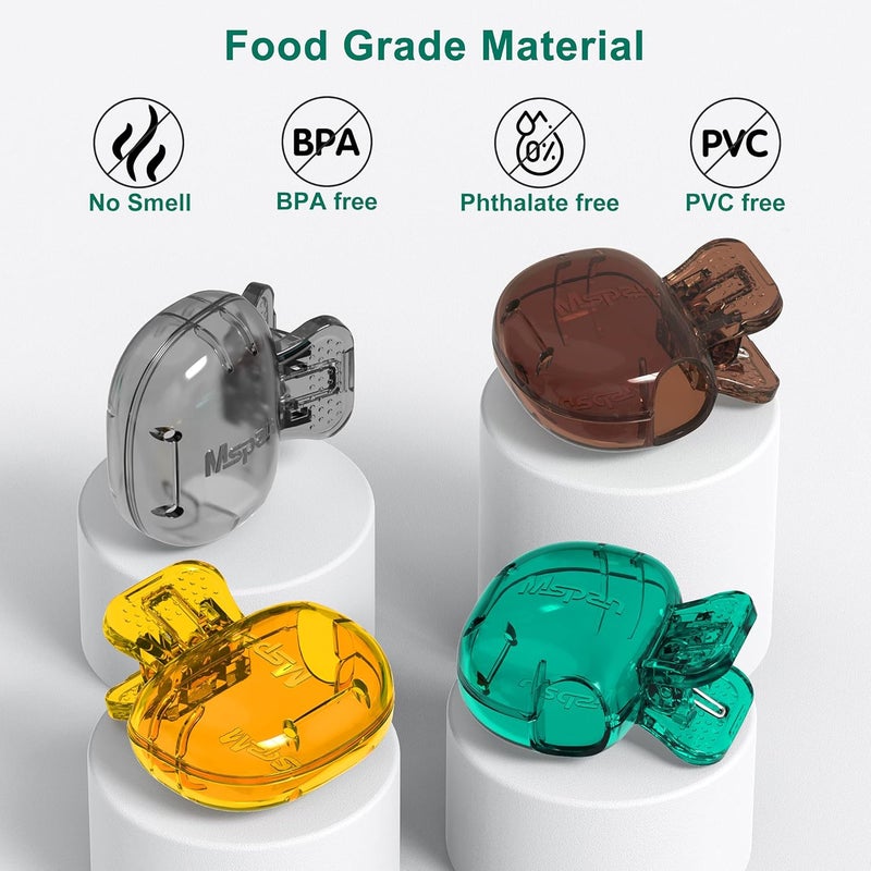 Mspan Toothbrush Protector Travel Cover: Brush Head Cap Cute Clip Case Bulk Guard - Oral Care Accessories Pod for Kids Adults - Image 2