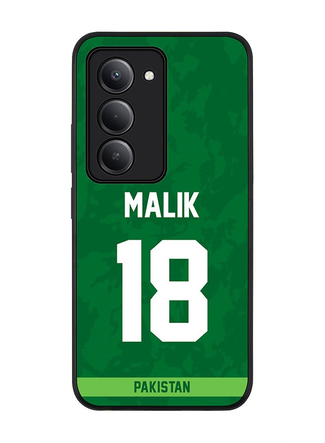 Stylizedd For Xiaomi Redmi 15 5G Case,Slim fit Camera Protection, Shockproof Thin Phone cover  - Pakistan Shoaib Malik, Jersey No 18 - Image 1