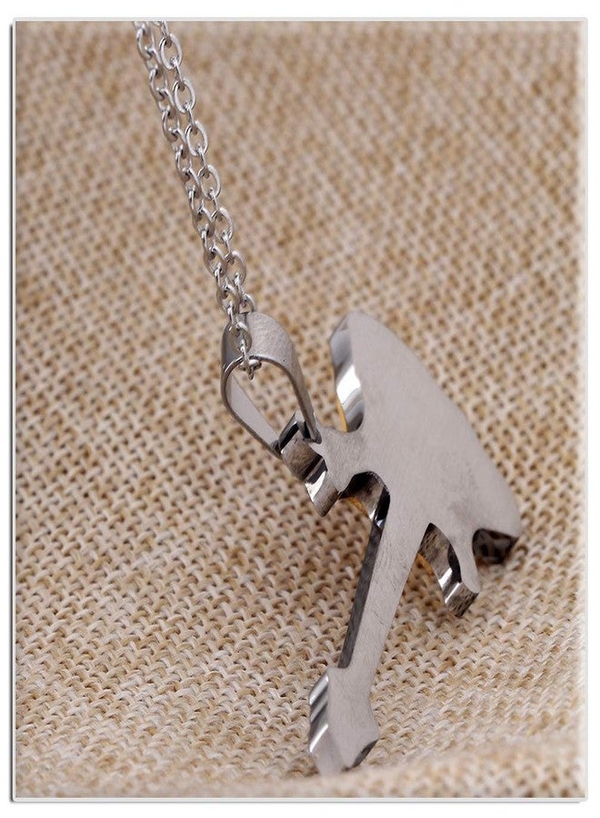 Xusamss Fashion Titanium Steel Music Guitar Tag Pendant Necklace With 24" Chain - Image 4