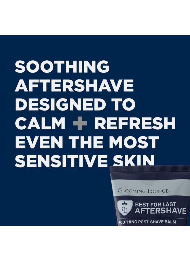 Grooming Lounge Rooming Lounge Best For Last Aftershave Soothing Aftershave Cream Fragrancefree No Sting Heals Razor Burn & Shaving Irritation 5 Oz. 2Pack Value Set  - Image 5