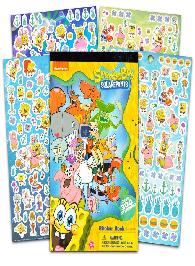 Viacom Spongebob Stickers Variety Set for Kids, Toddlers ~ Bundle with Over 575 Spongebob Squarepants Stickers for Birthdays, Sticker Rewards, and More (Spongebob Party Favors) - Image 2