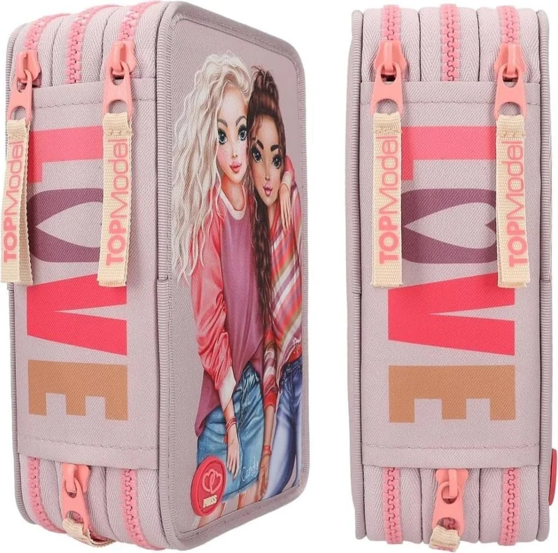 Top Model Best Friends 3 Tier Full Pencil Case