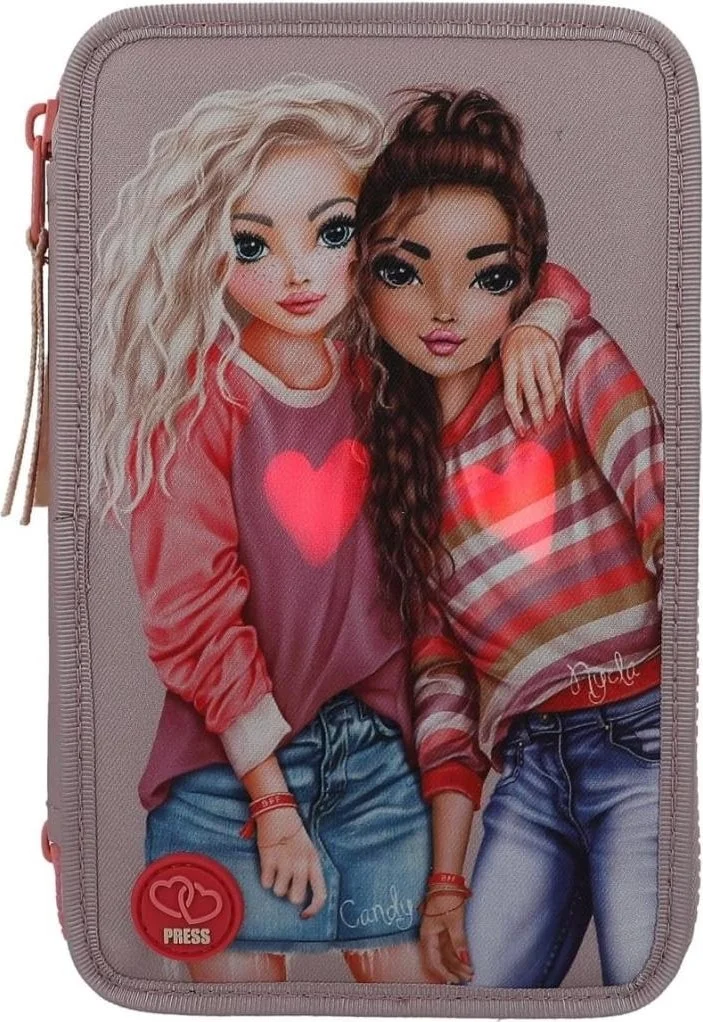 Top Model Best Friends 3 Tier Full Pencil Case