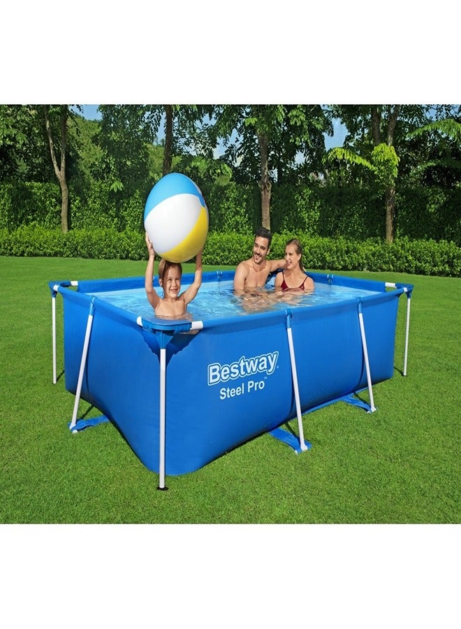 Bestway - Steel Pro Power Pro Frame Pool blue 2.59m x 1.70m x 61cm - 56403 - Image 4