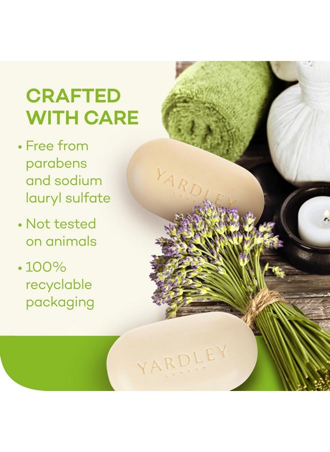 Yardley Yardley London Nourishing Bath Soap Bar Aloe & Avocado, Conditions Skin with Creamy Avocado & Olive Extracts, 4.0 oz Bath Bar, 1 Soap Bar  - Image 5