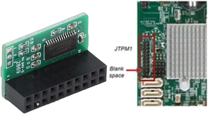 وحدة أمان تشفيرية TPM 2.0 - واجهة LPC بـ 20 دبوس لـ SuperMicro AOM TPM 9665H، حل تشفير متوافق مع TCG 2.0 - Image 4