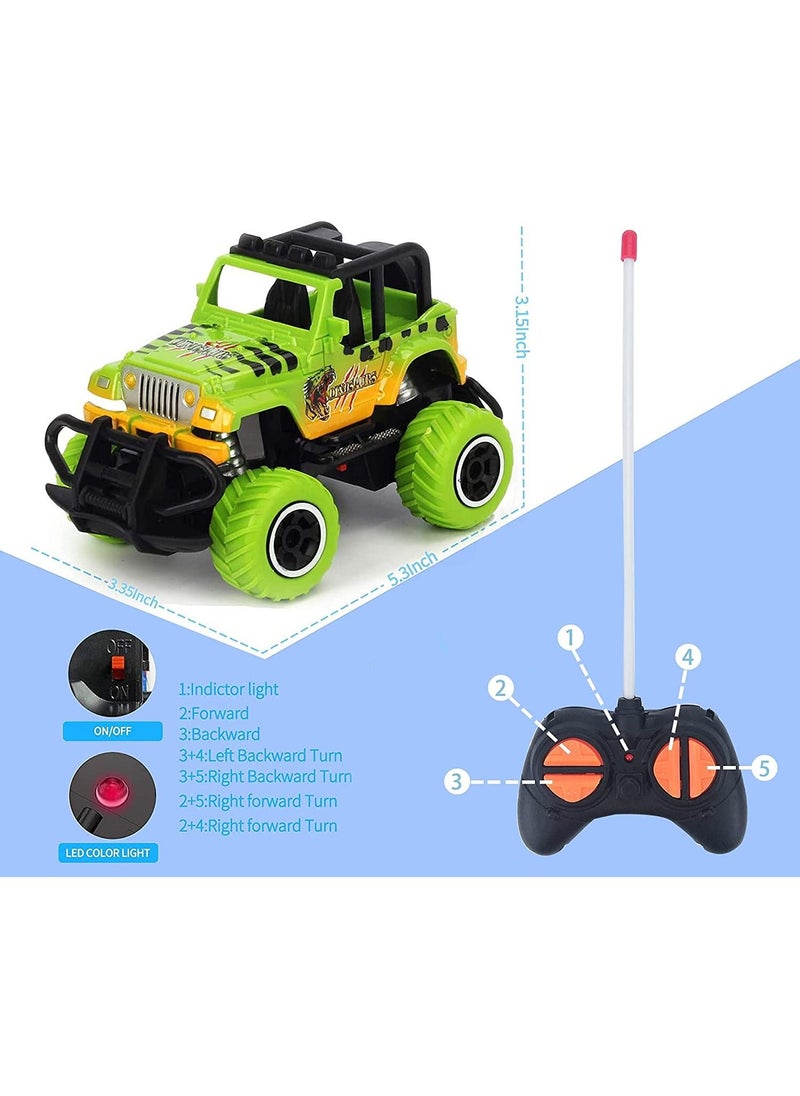 Swift Mini RC Remote Control Car Toy  for Kids, Boys and Girls with 1:43 Scale, Toy for Toddlers and Kids, 3 to 8 Years Old Green  - Image 3