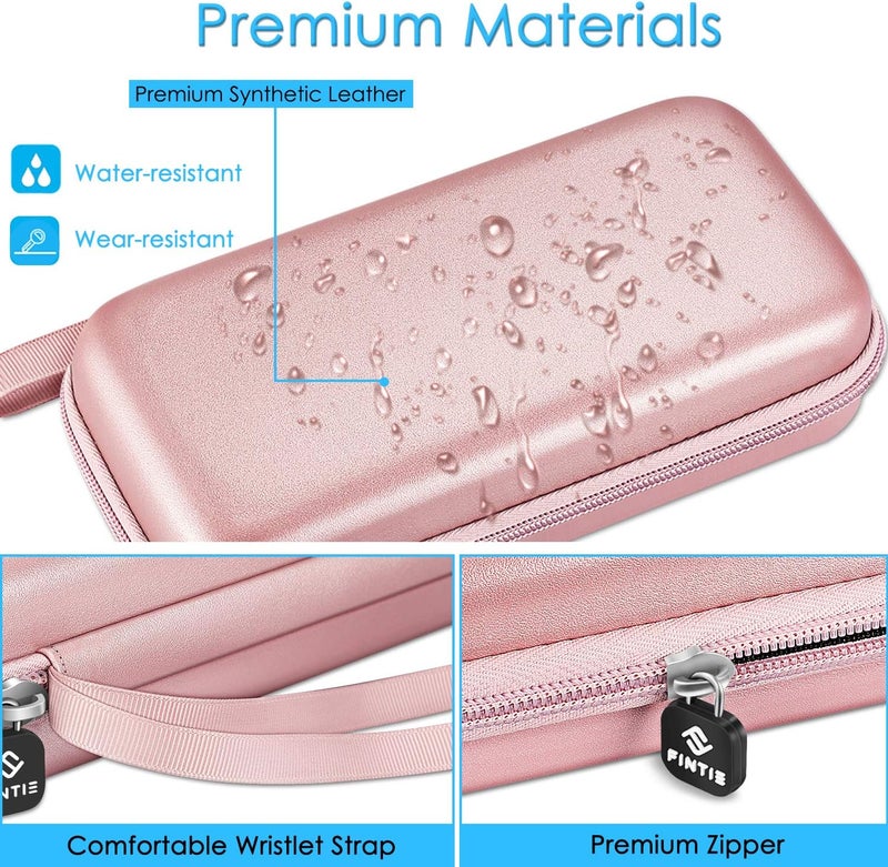 Fintie Graphing Calculator Carrying Case for TI-84 Plus CE, Hard EVA Shockproof Protective Box for TI-83 Plus CE/Casio fx-9750GII (Rose Gold) - Image 4