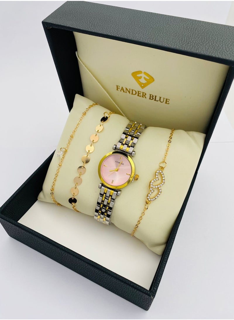 FANDER BLUE Vanderblue women's set consisting of - Vanderblue women's watch - bracelet set - with box - with warranty card 