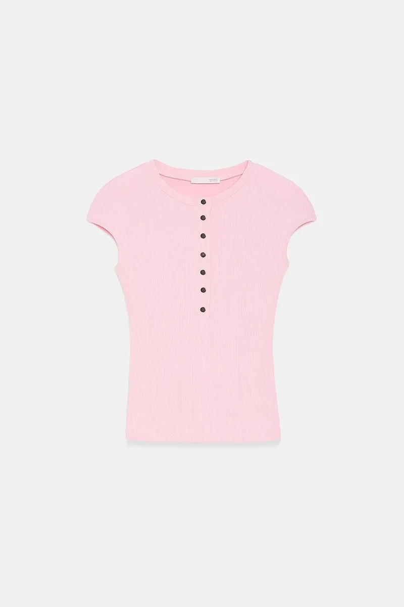 DILVIN Fitted Cotton Jersey Crew Neck T-Shirt