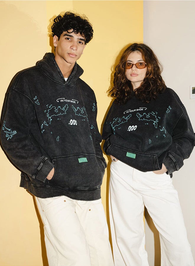 In Your Shoe Stimulated Consciousness Washed Hoodie