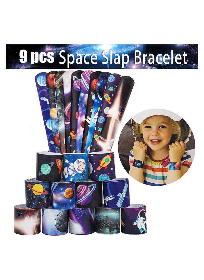 MissTiara New Rocket Spaceship Astronaut Space Party Favor Set, Hair Tie Ring Key Chain Barrette and Pop Ring, Perfect Gift, Very Novelty Party Favor Set  - Image 2