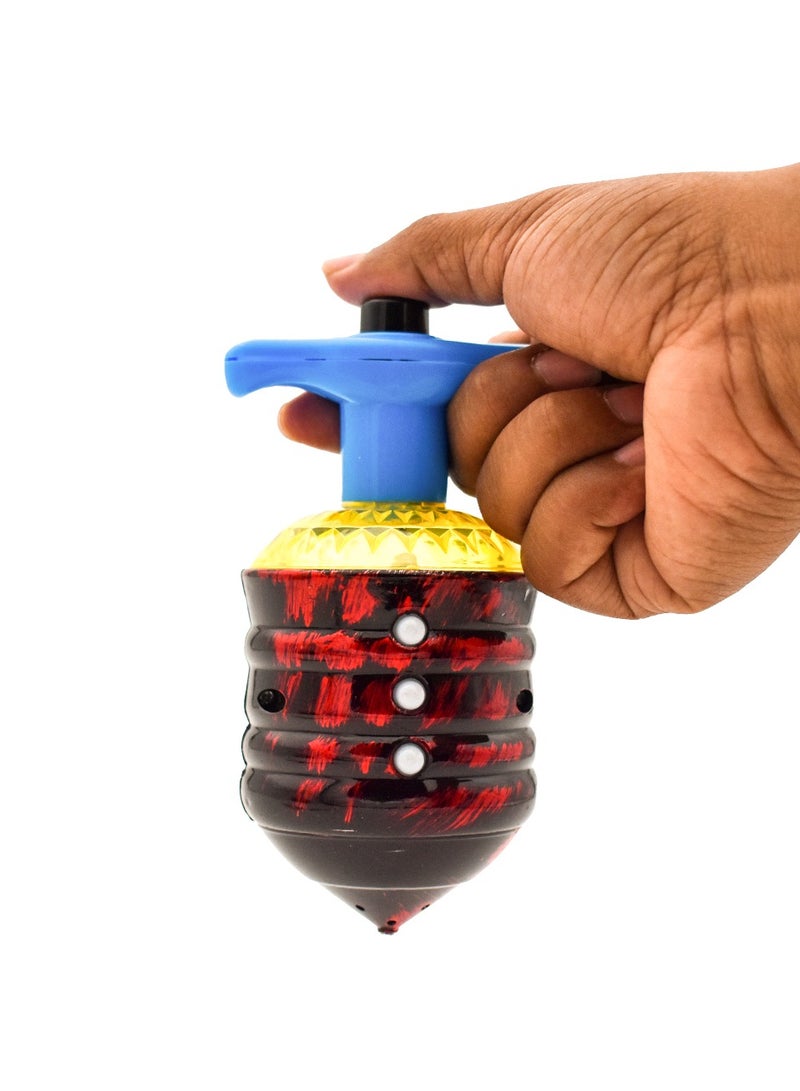 سبينر لعبة سبينر ليزر خشبي بسبعة مصابيح ليد - Image 2