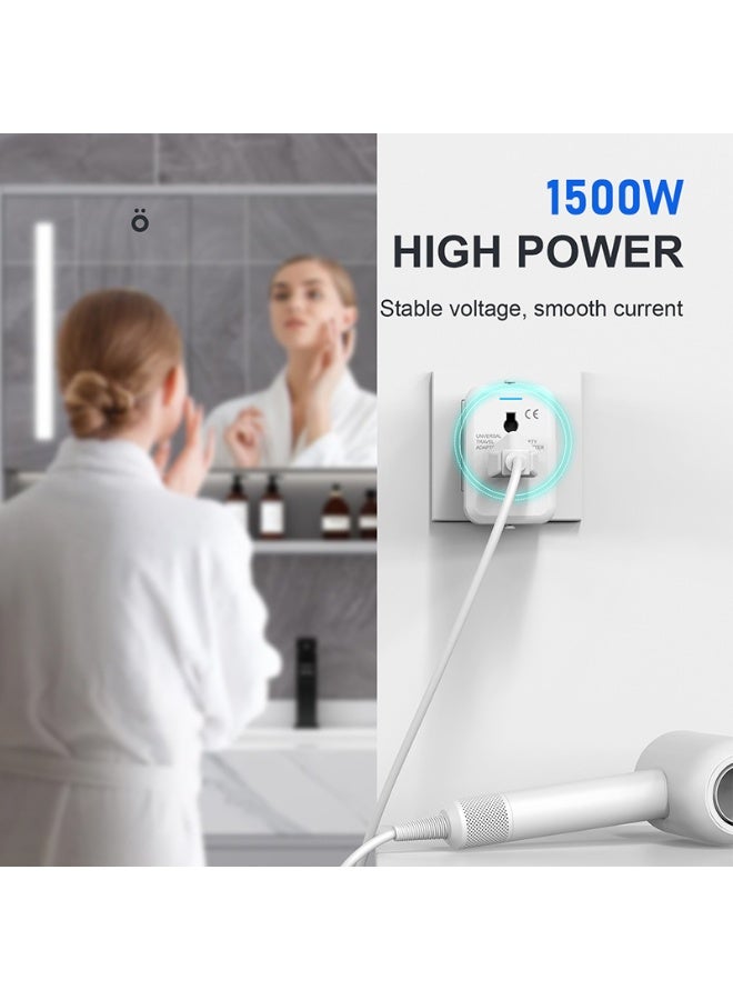 Travel Charger Multi-Function Socket 185T - Universal Travel Adapter - Image 3