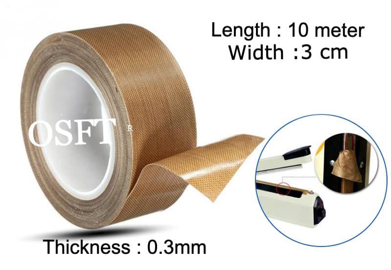 OSFT Teflon Cloth Roll for Sealing Machine (10 Meter) (Pack of 5) - Image 1
