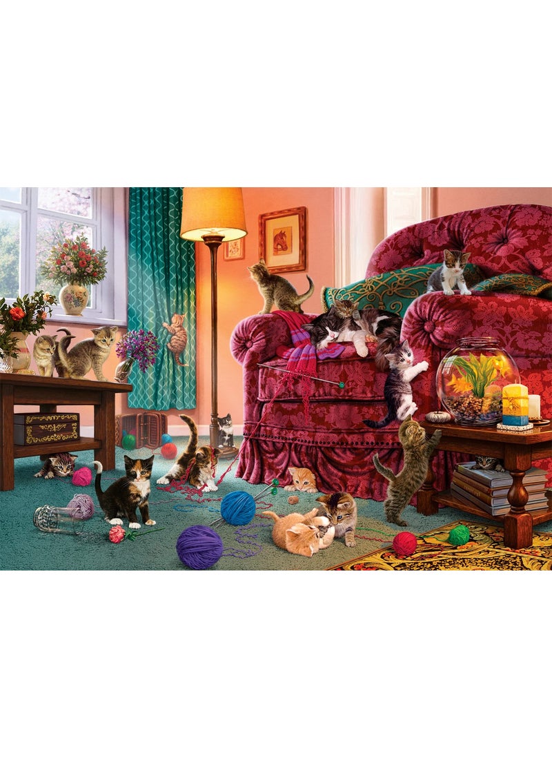 Anatolian 500 Piece Puzzle / Spoiled Cats - Code 3632  - Image 3