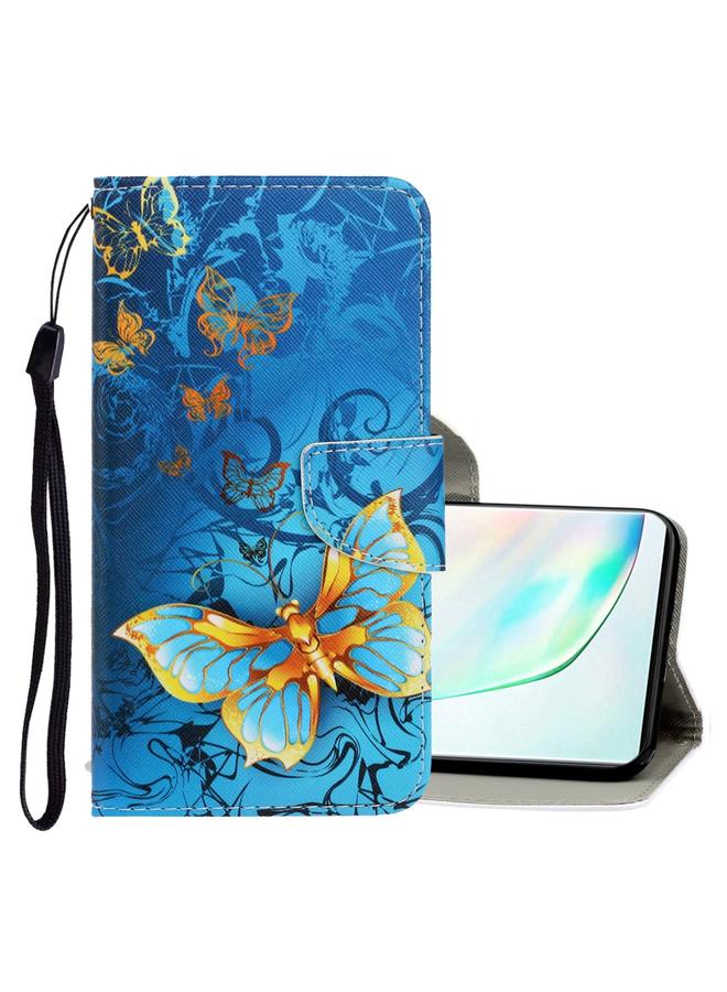 Zaboon Case For Galaxy Note 10 3D Colored Drawing Horizontal Flip PU Leather Case with Holder & Card Slots & Wallet - Image 1