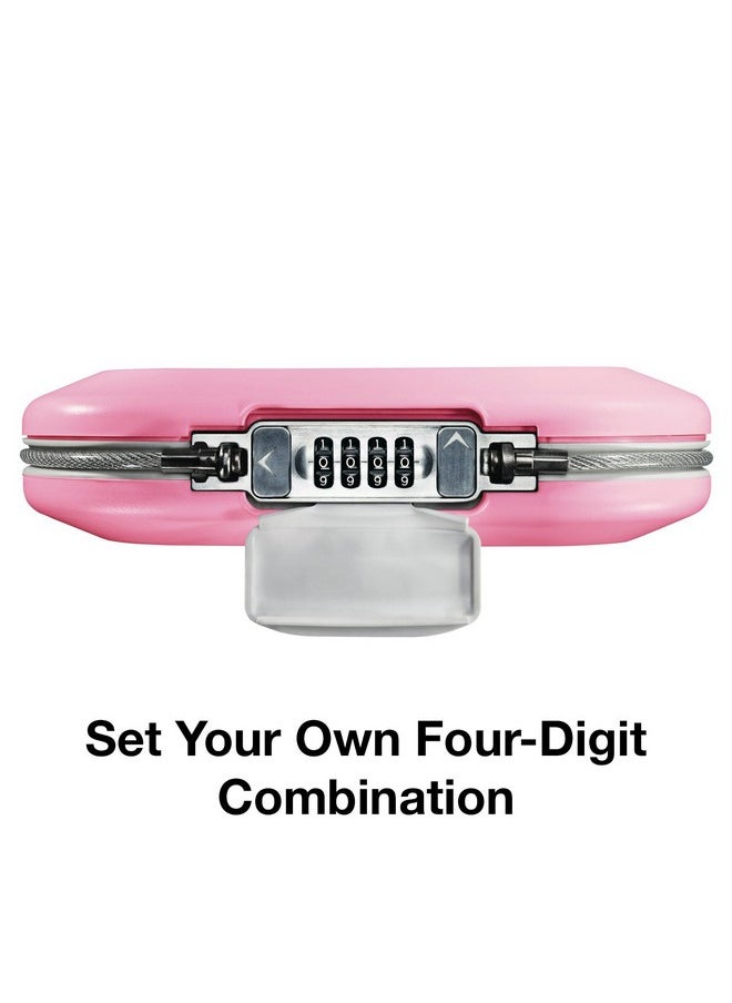 Master Lock Master Lock Pink Portable Small Lock Box, Set Your Own Lock Combination Portable Safe, Personal Travel Safe for Phone, Passport, Money, 5900DPNK  - Image 3
