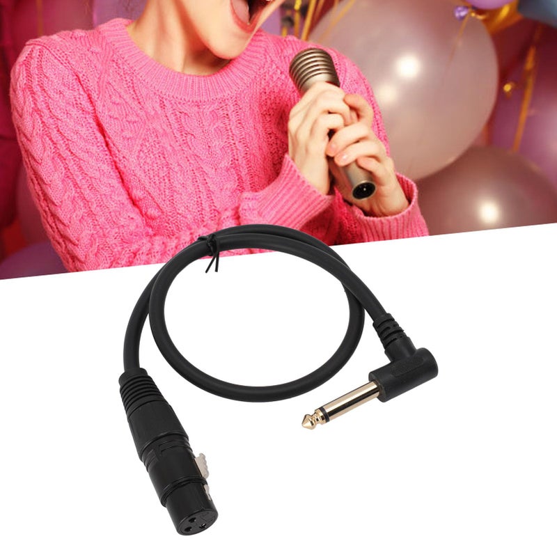 Balanced XLR Female To 6 35mm Male Mono Cable 90 Degree Right Angle PVC Copper Core - Image 5