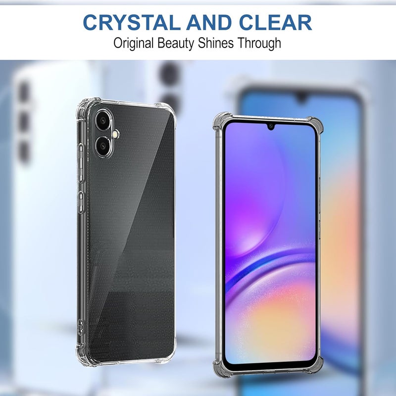 Cedo Samsung Galaxy A05 / F05 / M05 (4G) Bumper Case | Soft Jel Flexible Thin Full Protection Shock Proof Clear TPU Back Case Cover for Samsung Galaxy A05 / F05 / M05 (4G) (Transparent) - Image 5