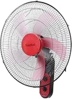Nautical Nautical Wall Fan 18 Inch - Red 