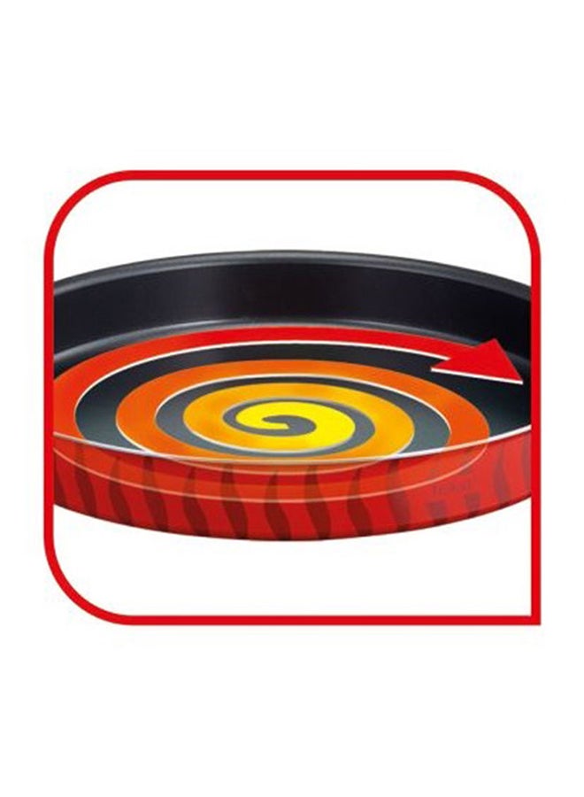 Tefal Tempo 2-Piece Round Baking Oven Dishes Set Aluminum Non-Stick Red/Black - Image 3