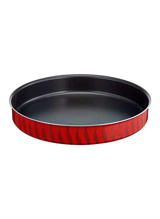 Tefal Tempo 2-Piece Round Baking Oven Dishes Set Aluminum Non-Stick Red/Black - Image 2