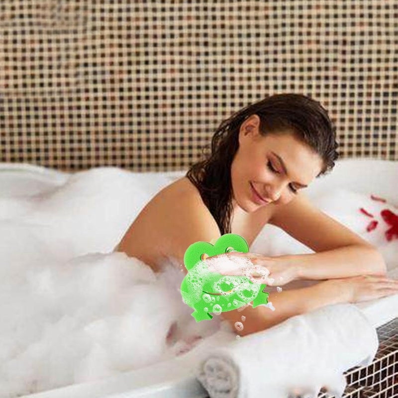 windforgecraft Bath Sponge | Animal Shape Back Scrubber,Bathing Sponge, Cute Scrubber for Kids and Adults, Cleaning Bathing Accessories - Image 2
